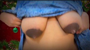 Happy New Year & Christmas Gift For Stepson! Arab Hot Beautiful Stepmom With Huge Boobs & Ass